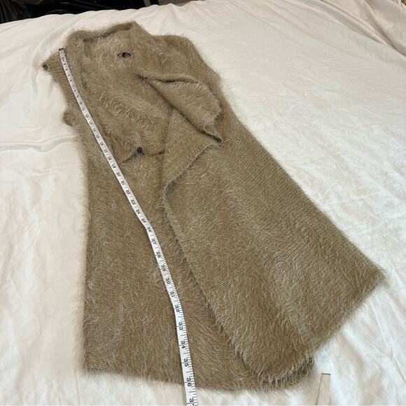 Ces Femme Open Front Sleeveless Hi Lo Vest size S/M - Picture 8 of 11